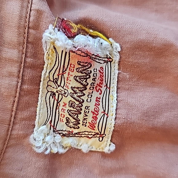 Vintage Karman Fringe Sleeveless Western Shirt, Sm - Picture 12 of 16